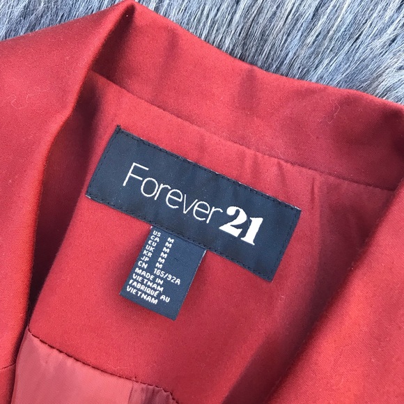 Forever 21 burnt orange blazer - Picture 3 of 4